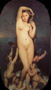 Jean-Auguste Dominique Ingres Love and beautiful goddess oil
